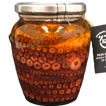 Exquisiter Genuss: Conservas La Receta Oktopus mit Knoblauch in spanischem Olivenöl!