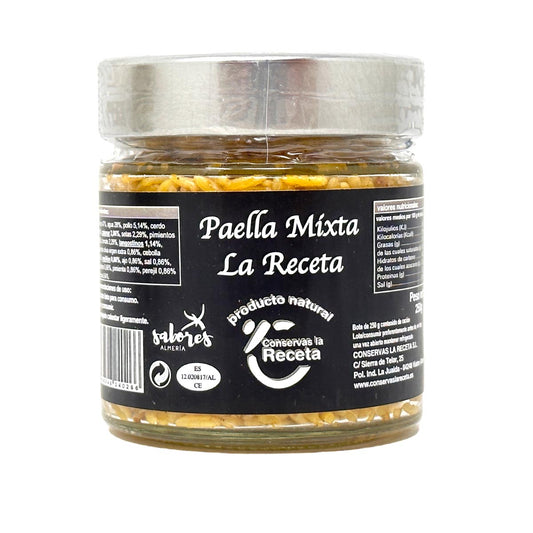 Authentische Paella Mixta: Conservas La Receta, 250g aus Spanien!