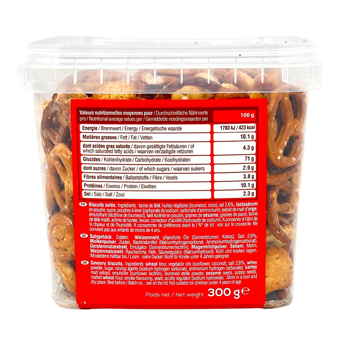 boehli Cubi Cocktail Mix, Brezeln, Mini-Sticks, Rondells, Cracker 300 Gramm