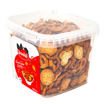 boehli Cubi Cocktail Mix, Brezeln, Mini-Sticks, Rondells, Cracker 300 Gramm