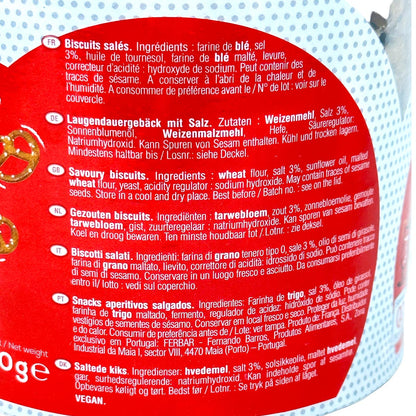 boehli Tubo Sticks & Brezel Kombi Box mit Mini-Brezeln und Salzstangen 300 g aus Frankreich