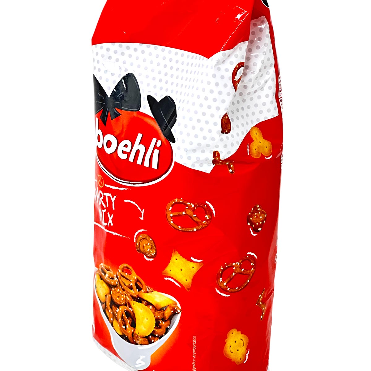 boehli Party Mix mit Mini Brezeln, Crackern, Rondells und Mini Sticks 400g aus Frankreich