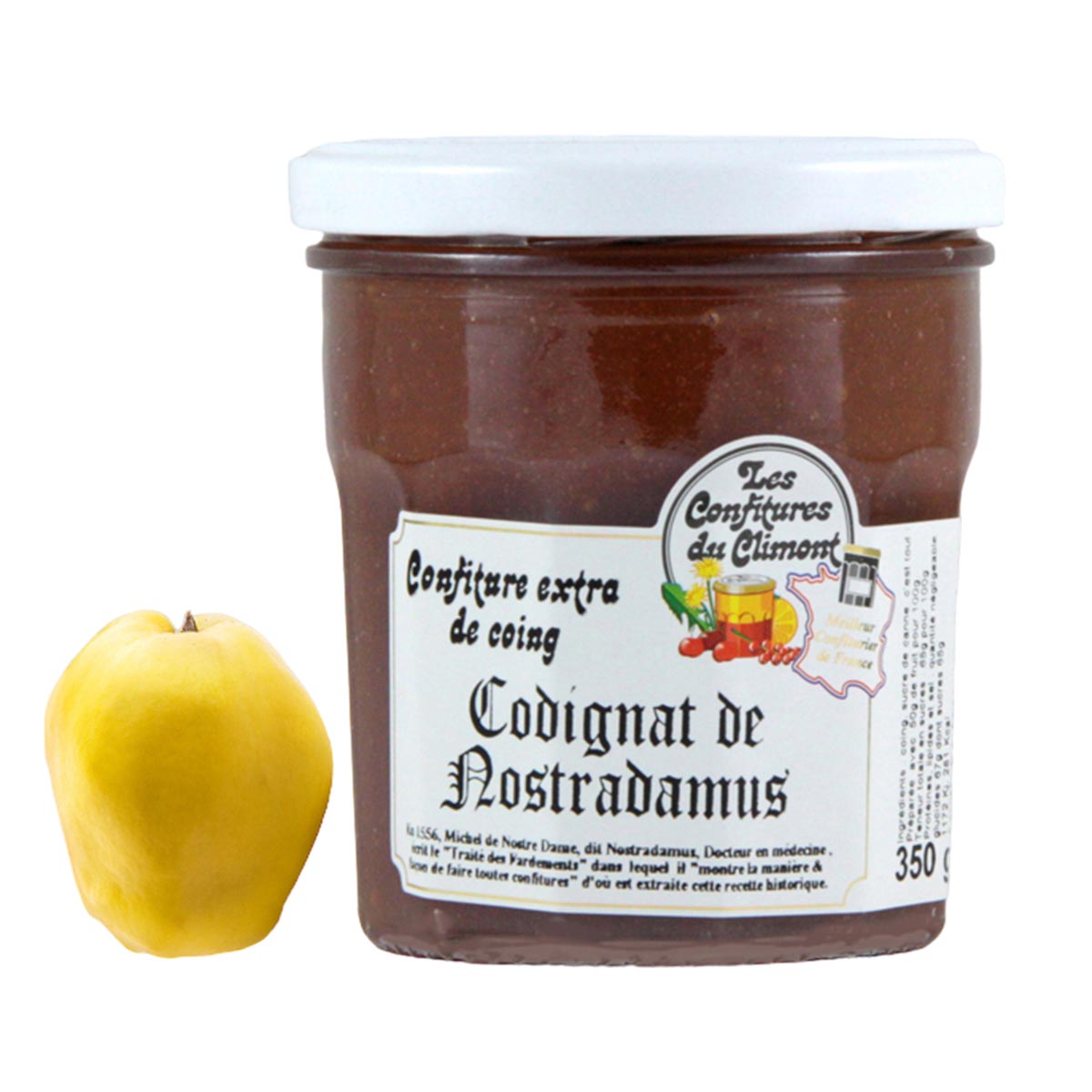 Les Confitures du Climont Quitten Konfitüre extra Codignat de Nostradamus handwerklich hergestellt
