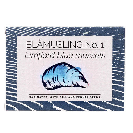 FANGST Blåmusling NO. 1 marinierte Limfjord Miesmuscheln mit Dill und Fenchel, aus Dänemark