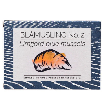 FANGST Blåmusling NO. 2 geräucherte Limfjord Miesmuscheln in kaltgepresstem Rapsöl, aus Dänemark
