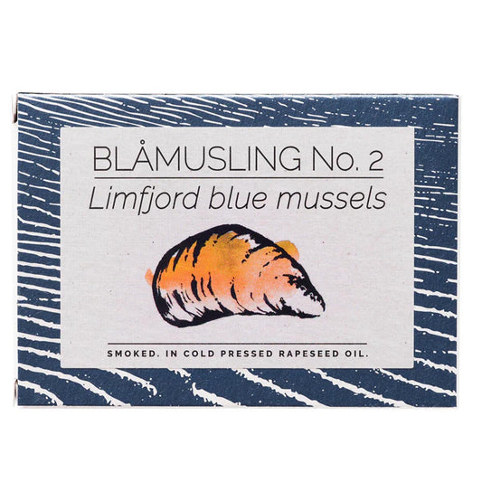 FANGST Blåmusling NO. 2 geräucherte Limfjord Miesmuscheln in kaltgepresstem Rapsöl, aus Dänemark