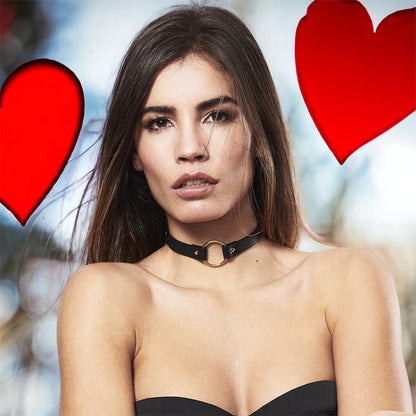 Bijoux Indiscrets MAZE - Single Choker Black: Veganes Halsband aus Spanien