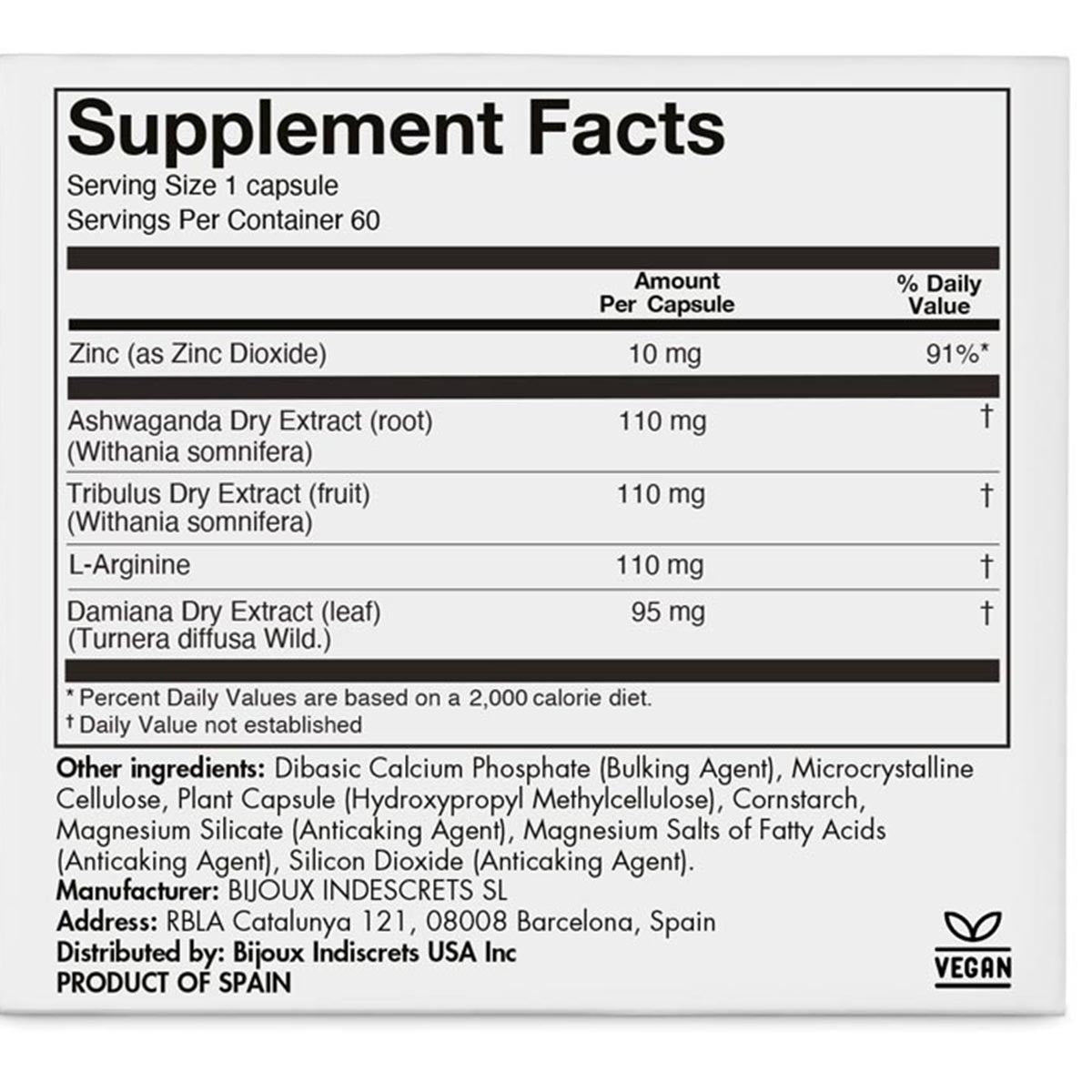 ORGASM GLOW Libido - Stimmungs- und Erregungsergänzung - Sex au Naturel 60 Tabletten