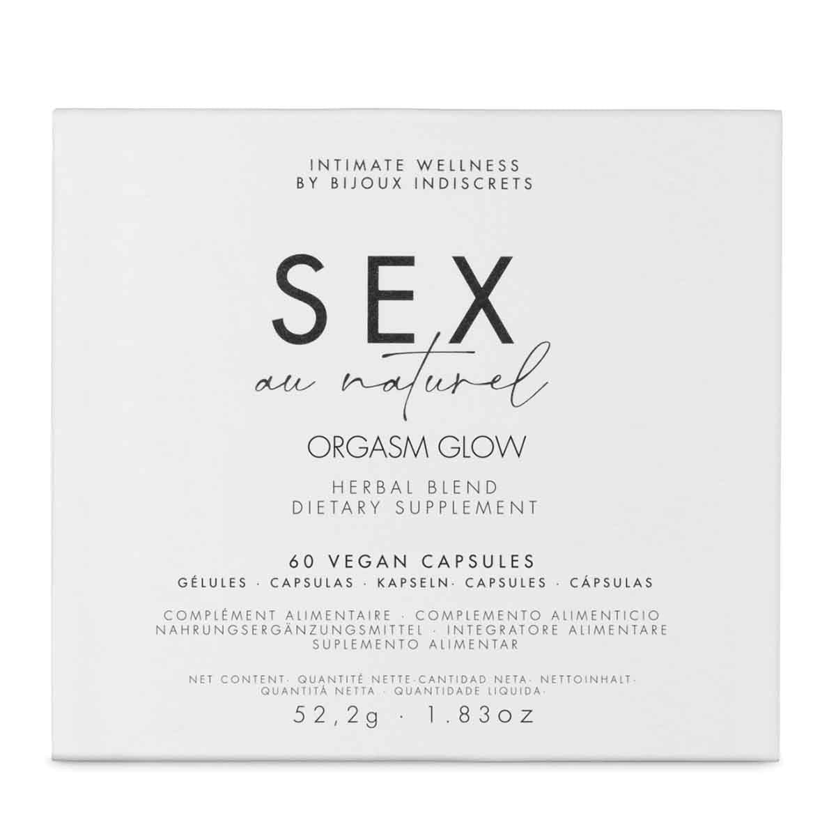 ORGASM GLOW Libido - Stimmungs- und Erregungsergänzung - Sex au Naturel 60 Tabletten