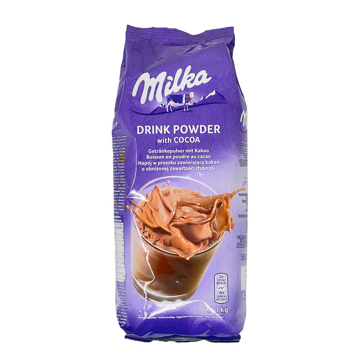 Milka Kakao Schokolade zum Auflösen in warmer oder kalter Milch  1KG Beutel