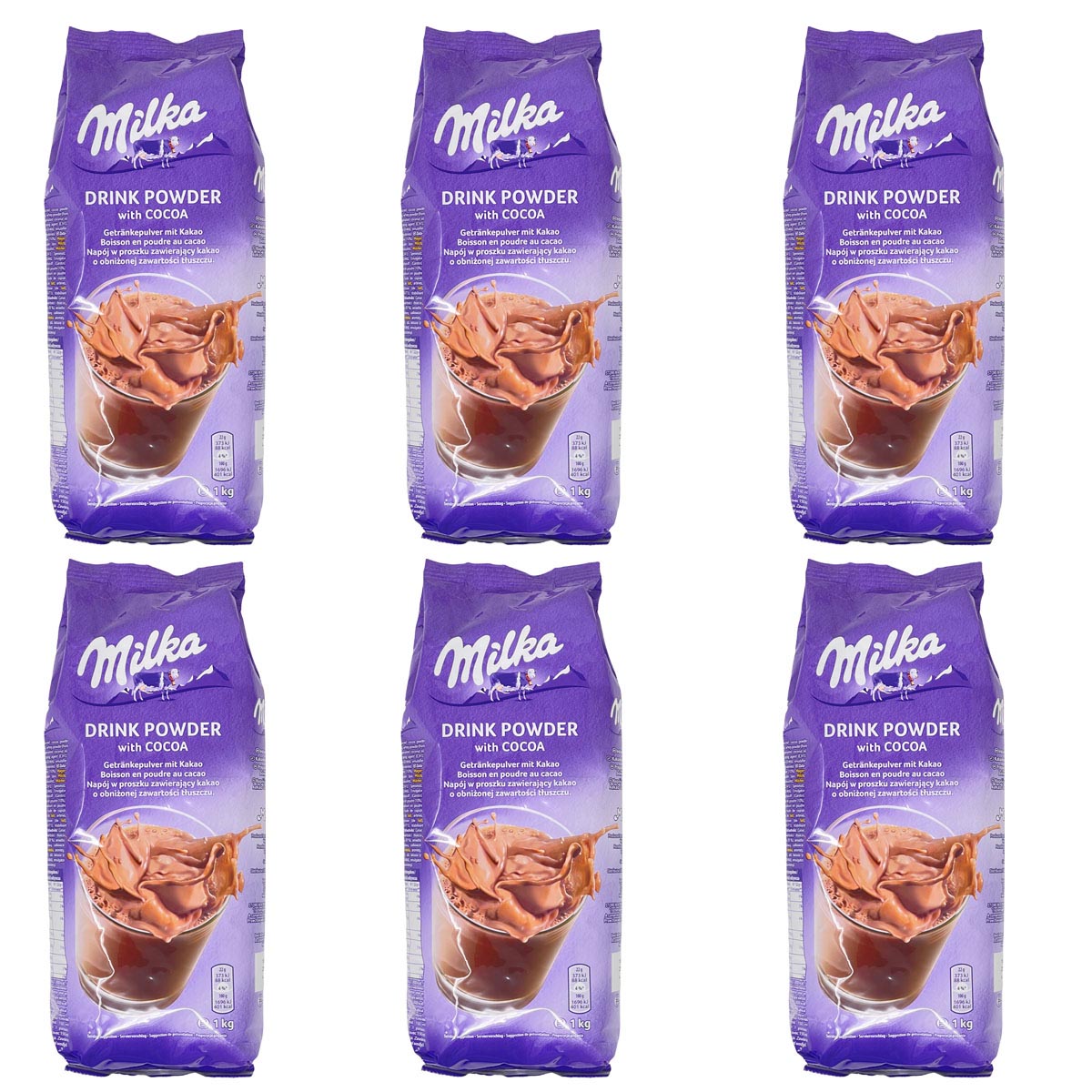 Milka Kakao Schokolade zum Auflösen in warmer oder kalter Milch  1KG Beutel
