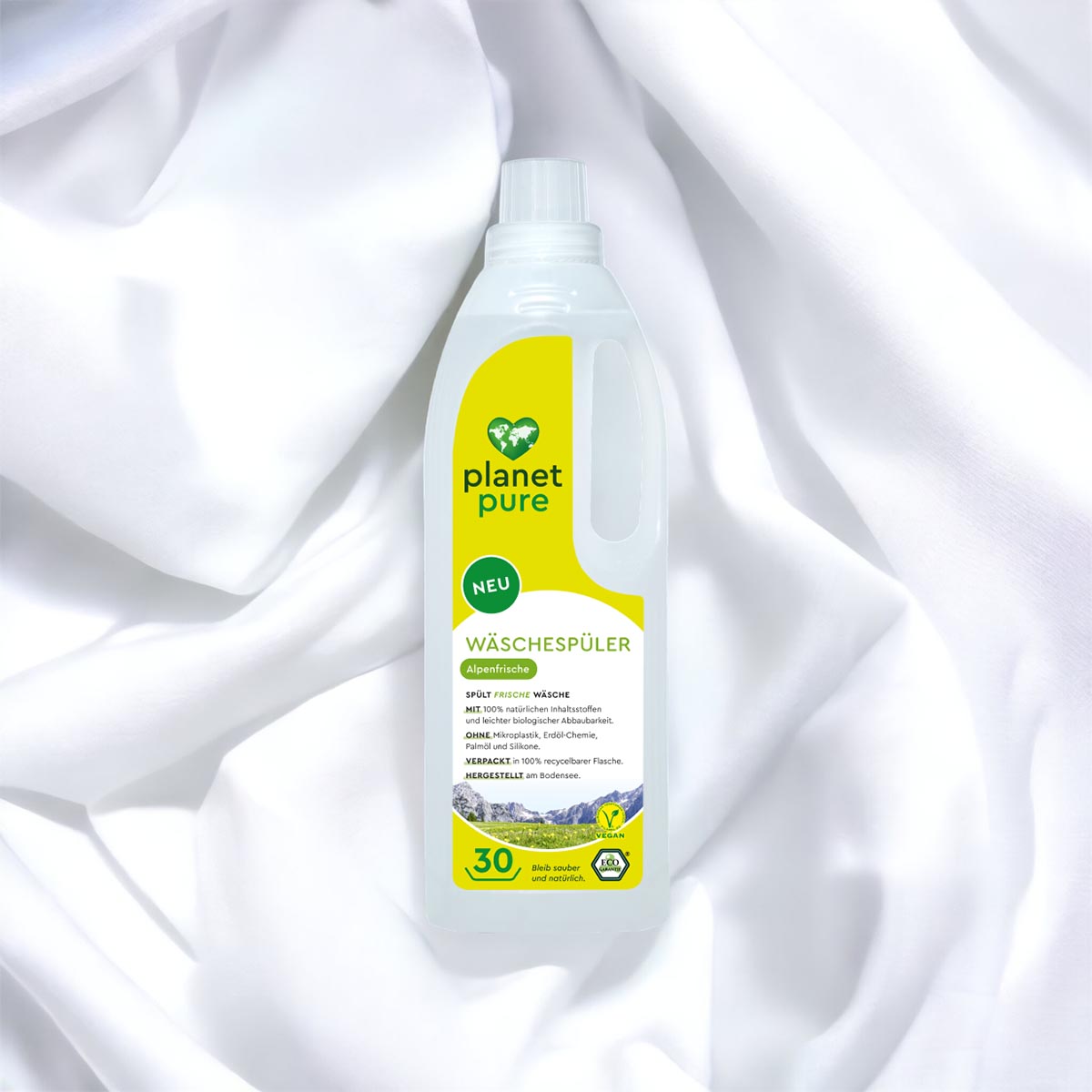 PLANET PURE Alpenfrische Wäschespüler: Natürlich,  100% natürlichen Inhaltsstoffe