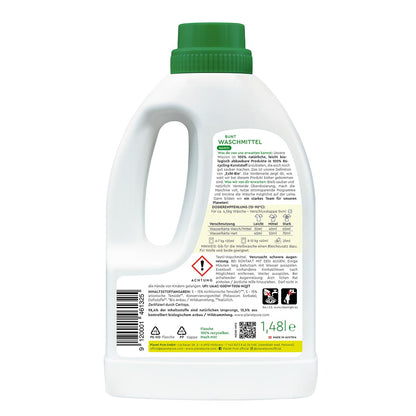 PLANET PURE Bunt Flüssig Waschmittel Jasmin 37 Wl 98,4% natürlichen Inhaltsstoffe