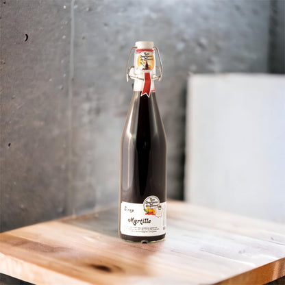 Les Confitures du Climont Heidelbeer Sirup (Myrtille) aus dem Elsass 0,5 Liter