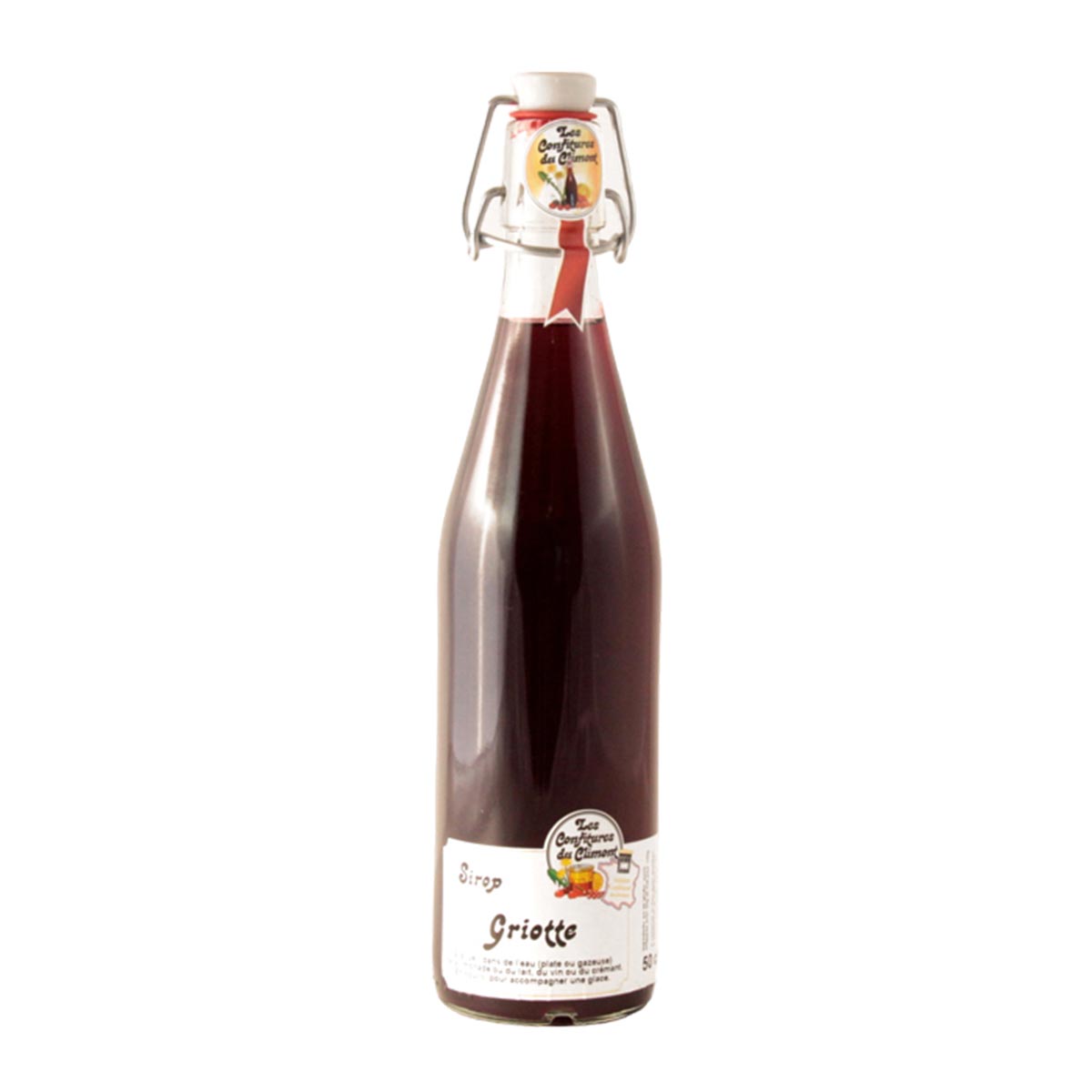 Les Confitures du Climont Sauerkirsch Sirup aus dem Elsass 0,5 Liter handgefertigt