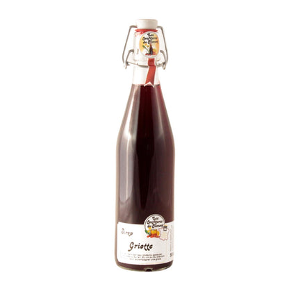 Les Confitures du Climont Sauerkirsch Sirup aus dem Elsass 0,5 Liter handgefertigt