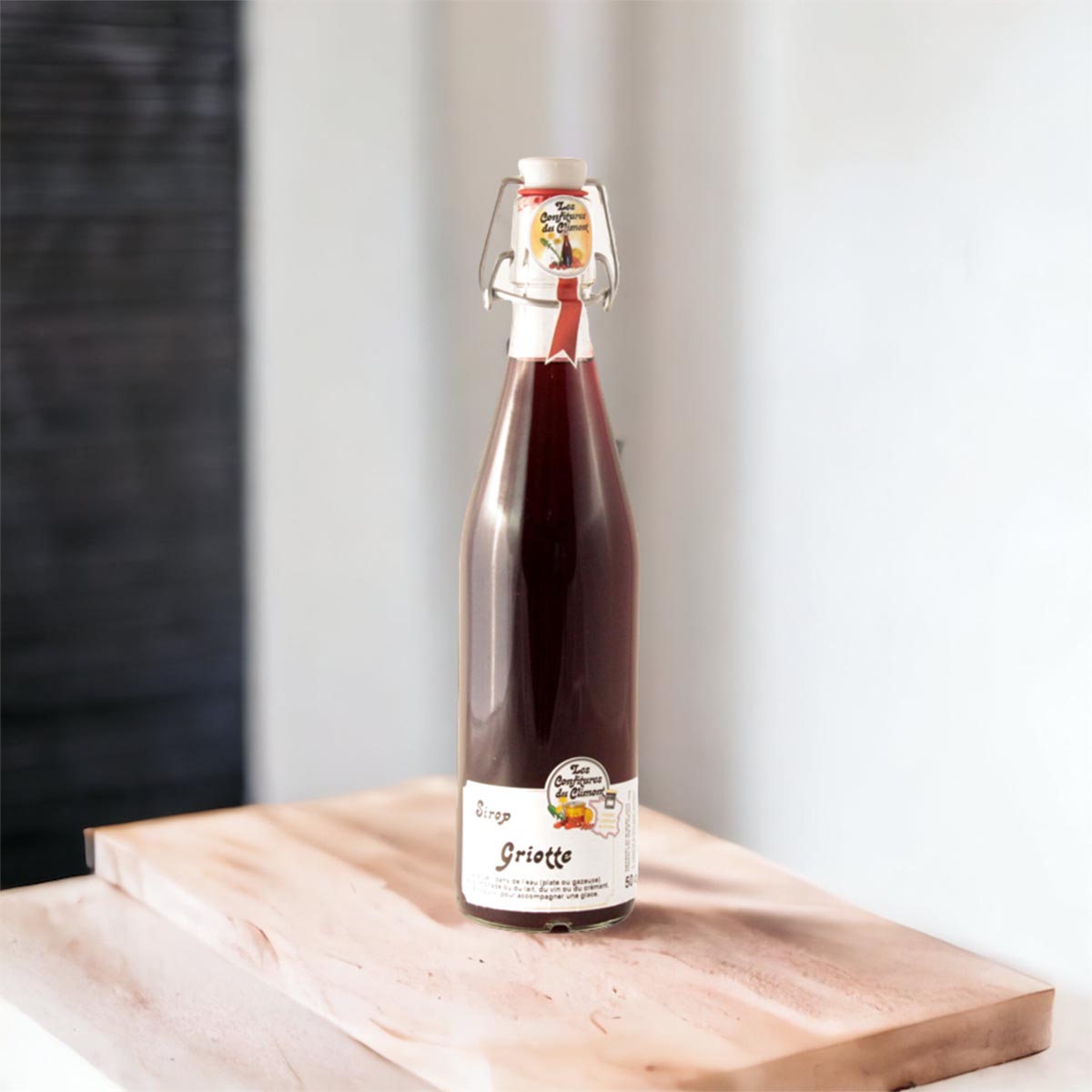 Les Confitures du Climont Sauerkirsch Sirup aus dem Elsass 0,5 Liter handgefertigt