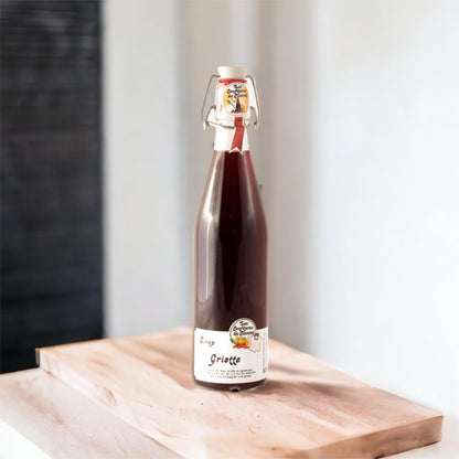 Les Confitures du Climont Sauerkirsch Sirup aus dem Elsass 0,5 Liter handgefertigt