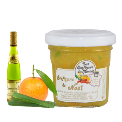 Les Confitures du Climont Confiture de Noël  Weihnachts - Konfitüre 50g aus dem Elsass