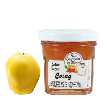 Les Confitures du Climont Quitten Gelee Extra ideal für Roquefort Käse 50g