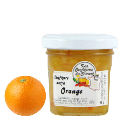 Les Confitures du Climont Marmelade aus BIO Orangen 50g  aus dem Elsass