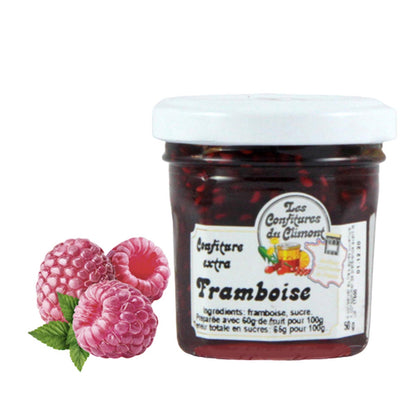 Les Confitures du Climont Himbeere Konfitüre extra 50g handwerklich hergestellt