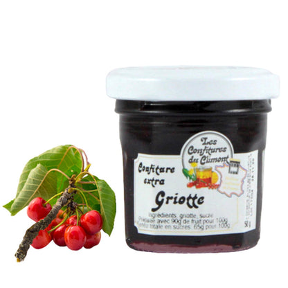 Les Confitures du Climont Sauerkirsche Konfitüre extra 50g handwerklich hergestellt