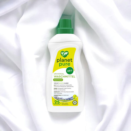 PLANET PURE Universal Waschmittel Alpenfrische: Natürlich, Effektiv 25WL