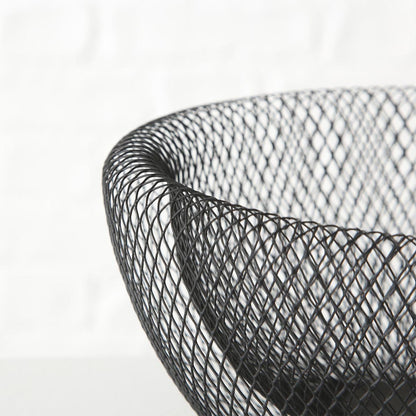 FeineHeimat Deko-Schale Seoul 2-teilig, Schwarz, Metall, Moderne Wohnaccessoir