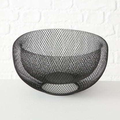 FeineHeimat Deko-Schale Seoul 2-teilig, Schwarz, Metall, Moderne Wohnaccessoir