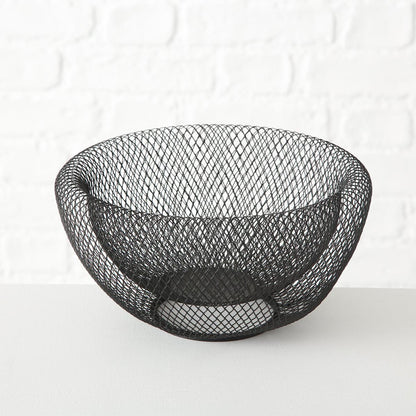 FeineHeimat Deko-Schale Seoul 2-teilig, Schwarz, Metall, Moderne Wohnaccessoir