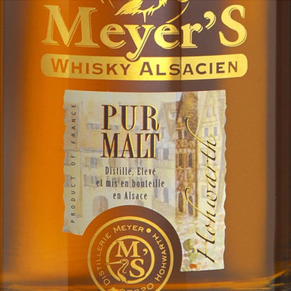 Genieße den Geschmack von Meyer's Whisky Pure Malt - 0,7 l aus dem Elsass