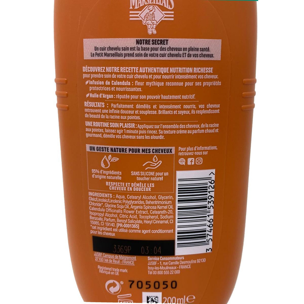 Le Petit Marseillais Conditioner Calendula Arganöl trockenes Haar 200ml