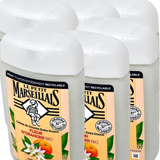 Le Petit Marseillais Fleur d'Oranger - Duschgel mit Orangenblüten 6x 250 ml