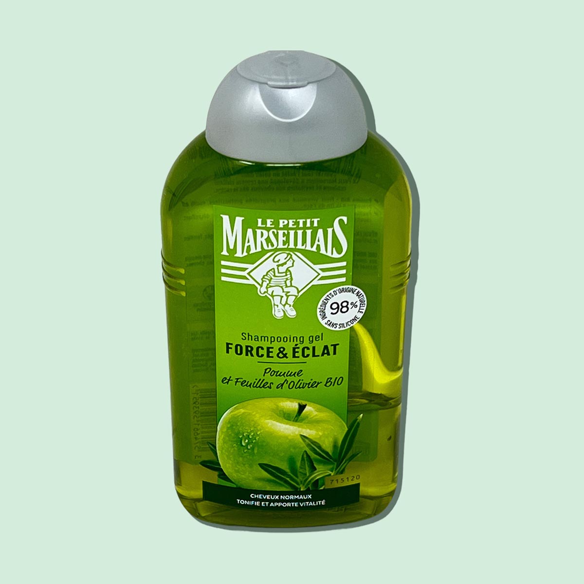 Le Petit Marseillais Shampoo Apfel & Olive, normales Haar, 3x250ml