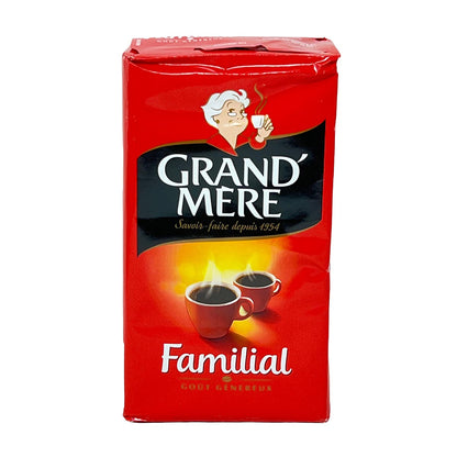 Kaffee Grand' Mére Familial, gemahlener Kaffee aus Frankreich, 4 x 250g