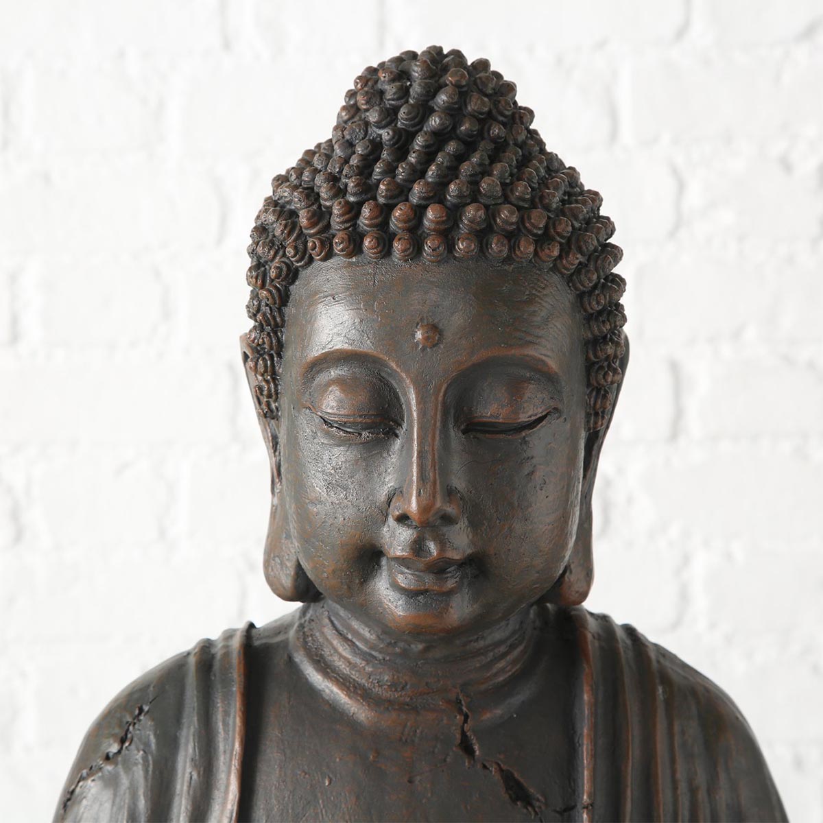 FeineHeimat Buddha Figur sitzend 70 cm - Garten Deko für spirituelle Präsenz