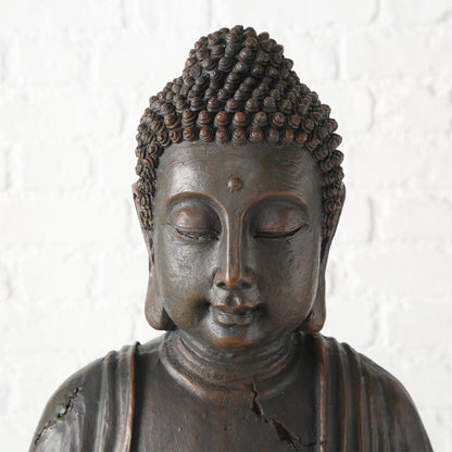 FeineHeimat Buddha Figur sitzend 70 cm - Garten Deko für spirituelle Präsenz