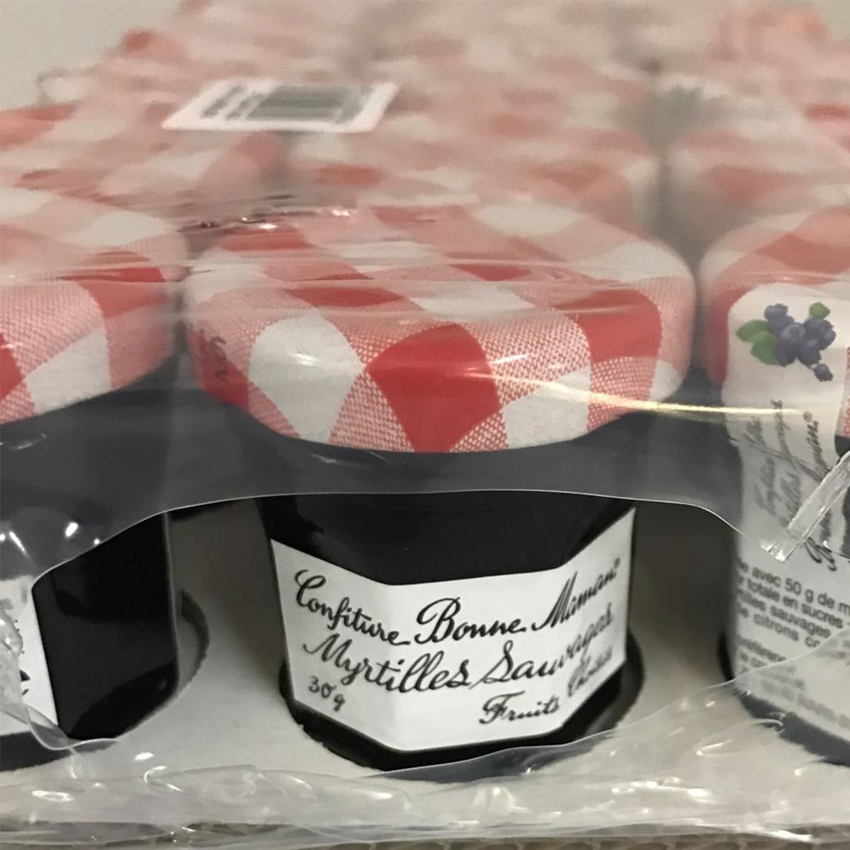 Bonne Maman Myrtilles Konfitüre aus Frankreich Heidelbeere 15 x 30 Gramm