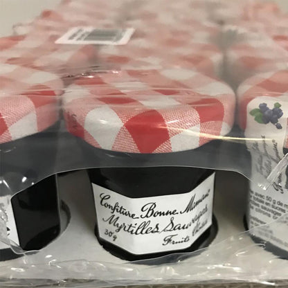 Bonne Maman Myrtilles Konfitüre aus Frankreich Heidelbeere 15 x 30 Gramm