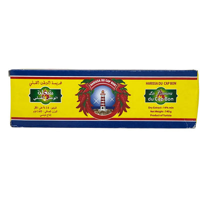 Harissa  La Flamme du CAP BON  SEHR SCHARF CHILI Paste 140 Gramm Tube