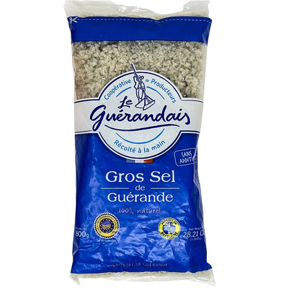Grobes Meersalz Gros Sel de Guérande 800g - Natürliches Salzaroma aus der Bretagne