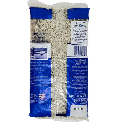 Grobes Meersalz Gros Sel de Guérande 800g - Natürliches Salzaroma aus der Bretagne