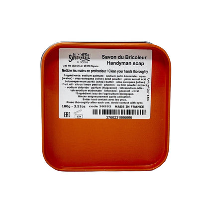 La Savonnerie De Nyons Seife in der Metalldose  Handwerker Seife 100 Gramm