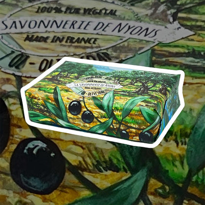 La Savonnerie De Nyons Seife   Shea Butter, Olivenöl und Rote Früchte Seife