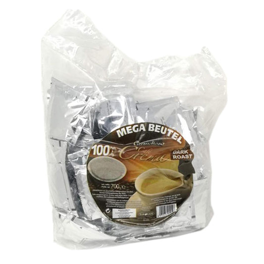 100 Kaffeepads Megapack Grandioso Café Crema Dark Roast aromaversiegelt
