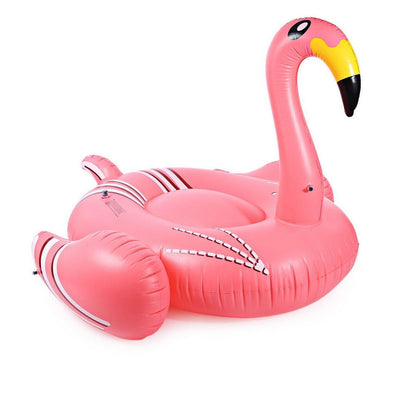 lacool Riesen aufblasbarer Flamingo Badeinsel Luftmatratze Schwimmring 190 cm