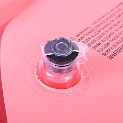 lacool Riesen aufblasbarer Flamingo Badeinsel Luftmatratze Schwimmring 190 cm