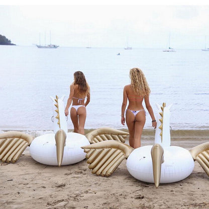 lacool Riesen aufblasbares Pegasus Badeinsel Luftmatratze Schwimmring 250 cm