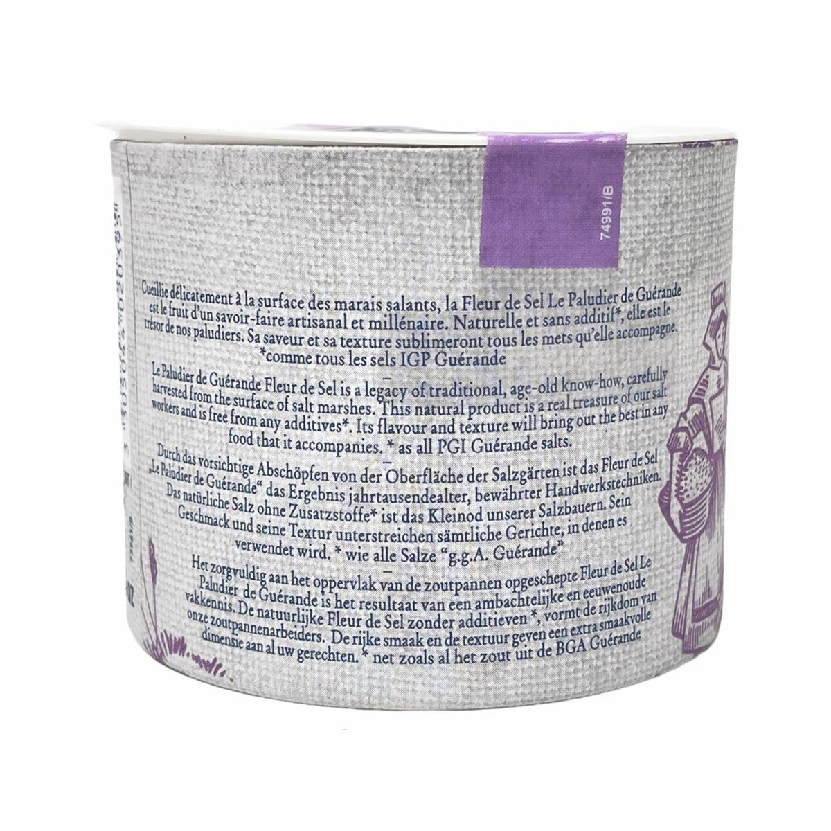 Le Paludier de Guérande Fleur de Sel 125g Dose: Feinstes Meersalz aus Guérande